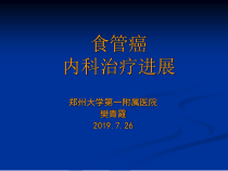食管癌内科治疗进展-樊青霞课件