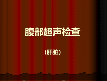 医学课件肝脏标准超声检查示范