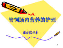 医学课件-管饲肠内营养的护理教学课件