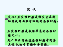 医学课件原发性肝癌讲课