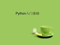 python入门基础简介-精课件