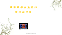 胰腺癌综合治疗的现状和进展课件