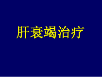 重型肝炎内科治疗课件