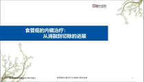 食管癌的内镜治疗从消融到切除的进展课件