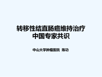 转移性结直肠癌维持治疗中国专家共识课件