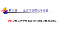 主要动物药化学成分课件