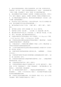 竞争上岗考试填空题汇总（汽机篇）