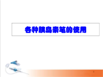 各种胰岛素笔的使用医学课件