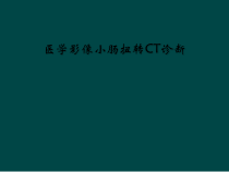 医学影像小肠扭转CT诊断课件