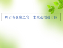 足阳明胃经及其作用医学课件