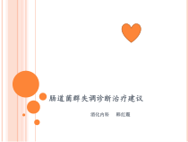肠道菌群失调诊断治疗建议课件