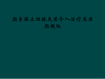 肠系膜上动脉夹层介入治疗术后肠梗阻课件