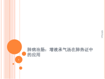 肺病治肠医学课件