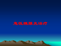 急性胰腺炎治疗培训课件