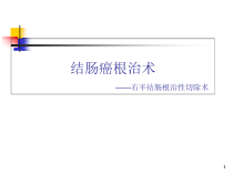结肠癌根治术医学课件