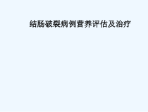 结肠破裂病例营养评估及治疗课件