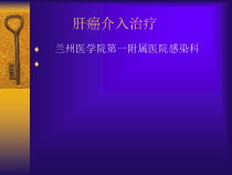 实用课件肝癌介入治疗