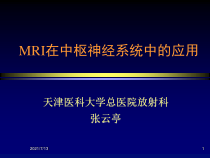MRI在中枢神经系统中的应用NXPowerLite课件
