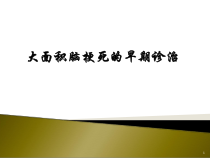 大面积脑梗死的早期诊治课件