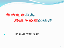带状疱疹及其后遗神经痛的治疗课件