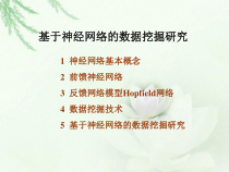 基于神经网络的数据挖掘研究课件