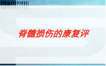 脊髓损伤的康复评培训课件