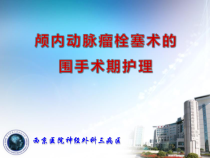 颅内动脉瘤围手术期护理课件