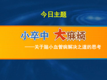 脑小血管病解决之道课件
