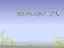 内科护理学周围神经疾病护理课件