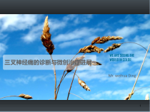 三叉神经痛的诊断与微创治疗进展课件
