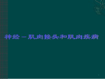 神经肌肉接头和肌肉疾病课件