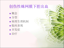 外伤性蛛网膜下腔出血28张课件