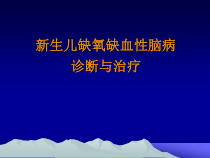 HIE诊断和治疗-maojian课件