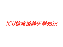 ICU镇痛镇静医学知识培训课件