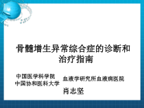 MDS诊断治疗指南课件