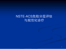 NSTEMI-ACS危险分层与规范化诊疗课件