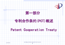 PCT概述及国际申请的程序医学知识讲解课件