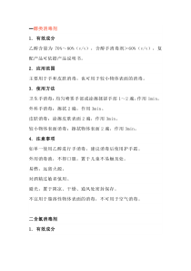 常用消毒剂使用指南