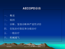 AECOPD慢性阻塞性肺疾病急性加重期医学培训课件