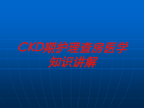CKD期护理查房医学知识讲解培训课件