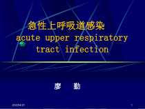 临床医学概论呼吸系统疾病之_上感课件