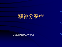 医学精神分裂症_10613课件