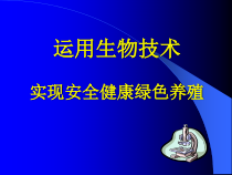 医学课件大全-运用生物技术实现安全健康绿色养殖