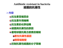 医学课件之抗生素-Antibiotic-resistant-in-bacteria