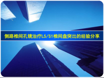 侧路椎间孔镜治疗L5S1椎间盘突出的经验分享课件