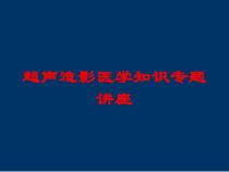 超声造影医学知识专题讲座培训课件