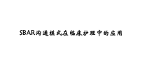 SBAR沟通模式在临床护理_中的应用课件