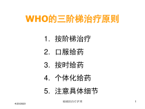 癌痛的治疗护理培训课件