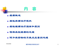 癌性疼痛及其规范化治疗培训课件