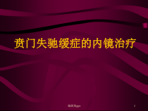 贲门失驰缓症的内镜治疗-医学演示文稿课件
